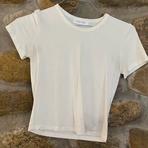 Pink Rose Cream T-Shirt
